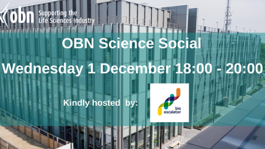 OBN Science Social - December 2021, flyer