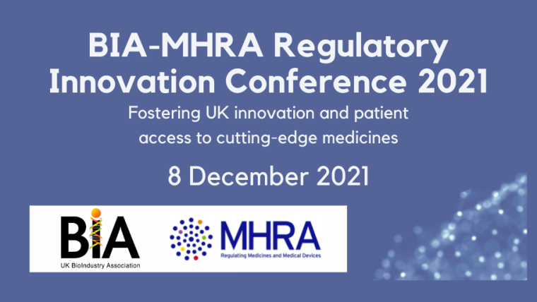 BIA-MHRA Regulatory Innovation Conference 2021 Flyer
