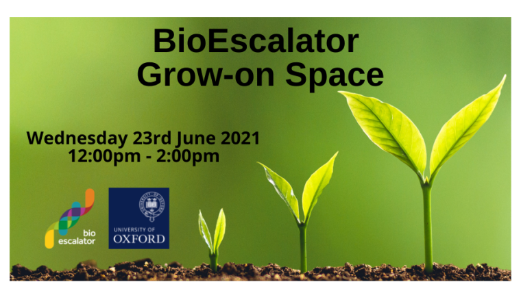 BioEscalator Grow On Space 2021 Flyer