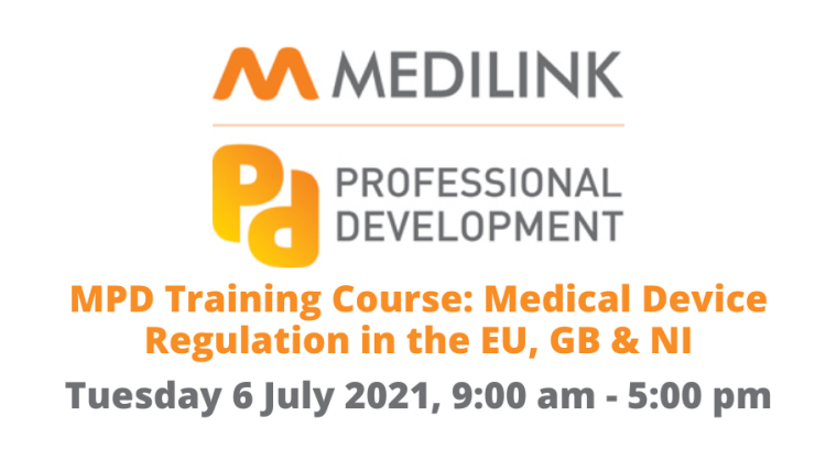 MPD Training Course: Medical Device Regulation in the EU, GB & NI flyer